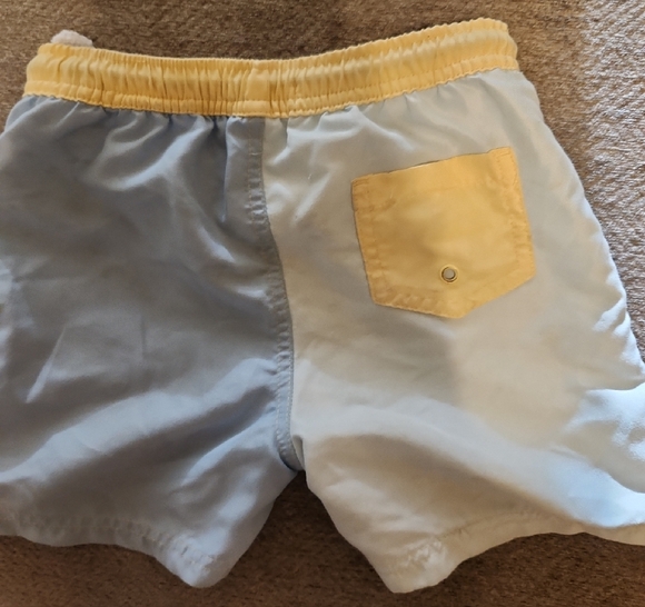 Urban Planet Kids Swim Trunks - Light Blue and Yellow - Picture 2 of 3